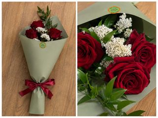 3 Rose rosse