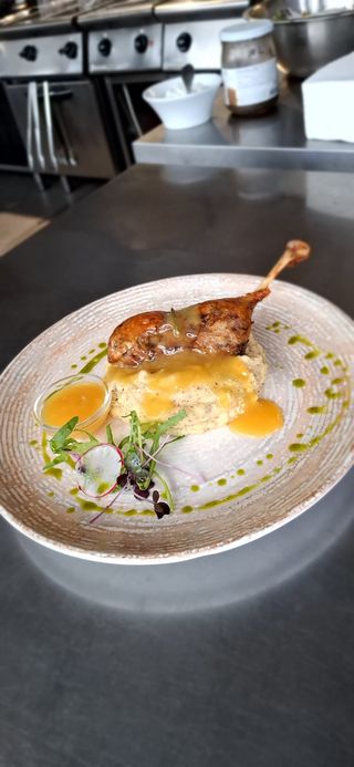 Pulpa rata cu piure de cartofi cu trufe