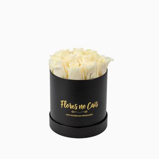 Caixa de Rosas Brancas