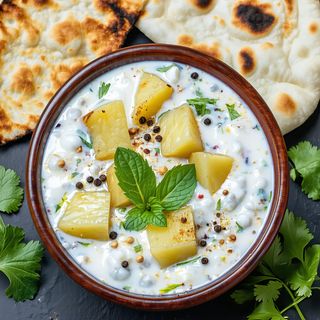 Potato raita