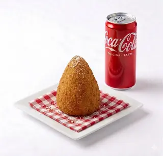 1.pez. Arancino di Sicilia 250gr + Lattina Coca-Cola