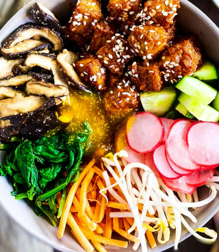 Bibimbap vegano