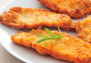 Filetes de pollo empanado
