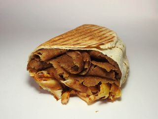 Kebab samo mięso lawasz