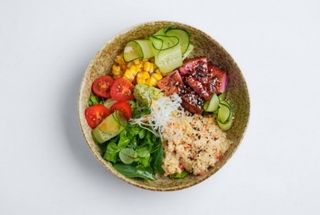 Боул с цыпленком  тандури (с киноа)