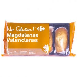 Magdalenas Valencianas Carrefour S/ Gluten S/ Lactosa 4 Ud.