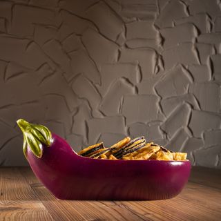 Albergínies amb mel de Lleida