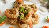Garlic Pepper Prawns