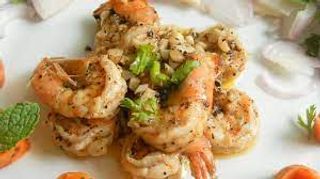 Garlic Pepper Prawns
