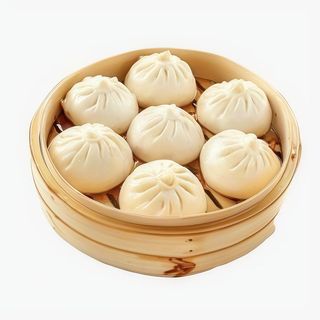 Bollitos chinos rellenos de pollo y verduras