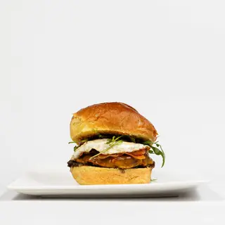 Burger by meat