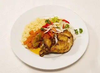 ¼ Poulet Grillé & Attiéké
