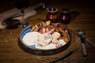 Piept de pui în sos tarhon