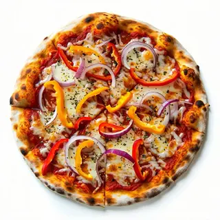 Pizza rossa vesuvio