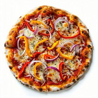 Pizza rossa vesuvio