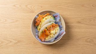 Bao with salmon