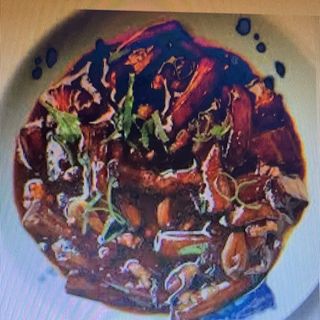 77.Berenjenas Salteadas Con Salsa De Pimienta