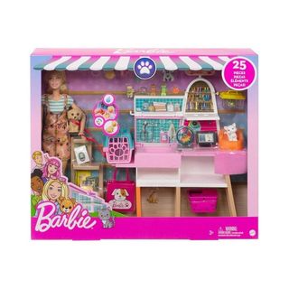 Set de joaca Barbie Magazin cu accesorii pentru animalute, +3 ani, [4189486]