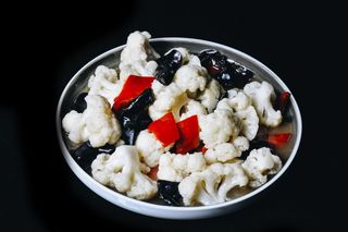 მოთუშული ყვავილოვანი კომბოსტო სანელებლით, C14