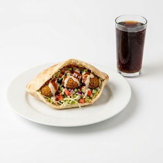 Menú Pita Falafel
