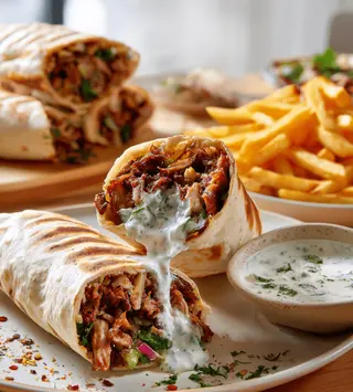 Shawarma sans frite