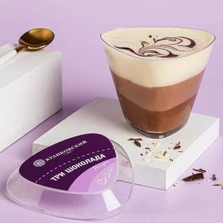 Десерт в стаканчике  "Три шоколада" (0,100 кг)