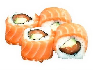 86.Uramaki De Salmón Y Aguacate (8 Uds.)