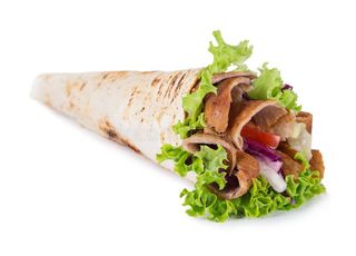 Piadina yufka döner kebap