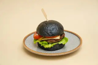 Black burger