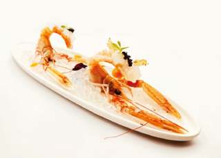 Sashimi scampi 4 pezzi