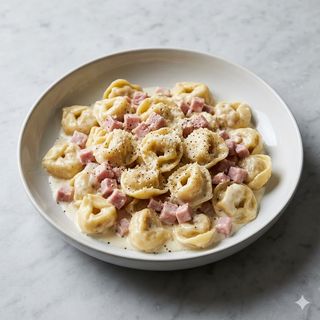 Tortellini bolognesi panna e prosciutto cotto