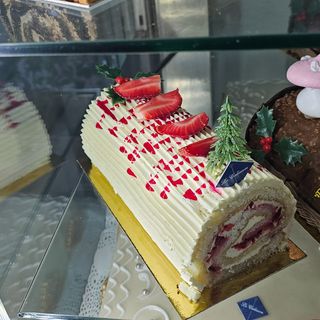 Buche Fraise 6p