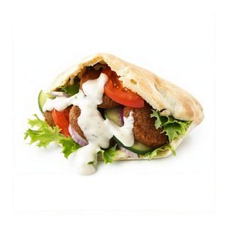 Falafel con pan pita