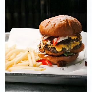 Бургер Double cheeseburger 550/80г