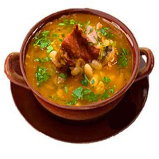 Ciorbă de Fasole cu Afumătură 400g