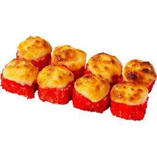 Zapiekany roll z krewetką