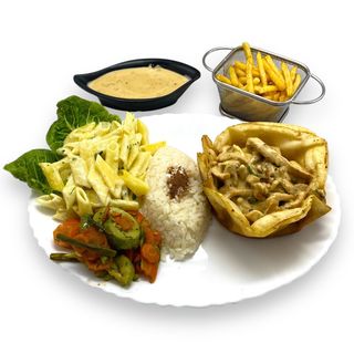 Plat émincé de Poulet