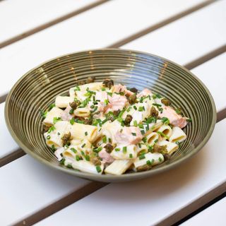 Rigatoni z łososiem