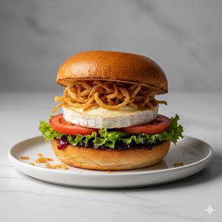 Burger Con Queso De Cabra