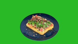 Scramble Toast z boczkiem