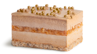 Kostka Migdałowa z Morelami