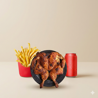 Menú 1/2 Pollo Al Horno