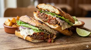 Sándwich De Ropa Vieja