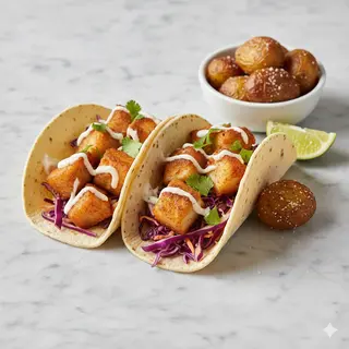 Tacos De Pescado Con Mojo Verde