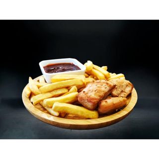 ქათმის ფილე სოიოს სოუსში