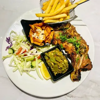 1/4 de poulet grille "blanc"
