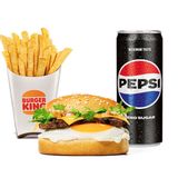 Breakfast Beef Burger Meal