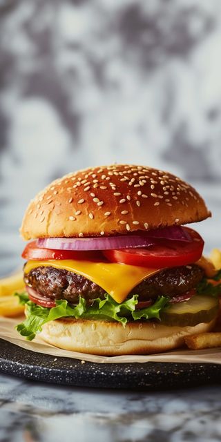 Cheeseburger 250gr