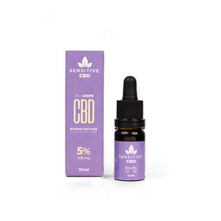 Aceite CBD+CBN+Melatonina Sensitive CBD Gotero 5%