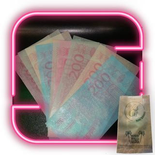 Billetes obleas 2 Uds